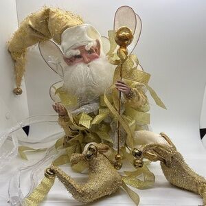 Mark Roberts Fairy Santa Gold Christmas Dreams